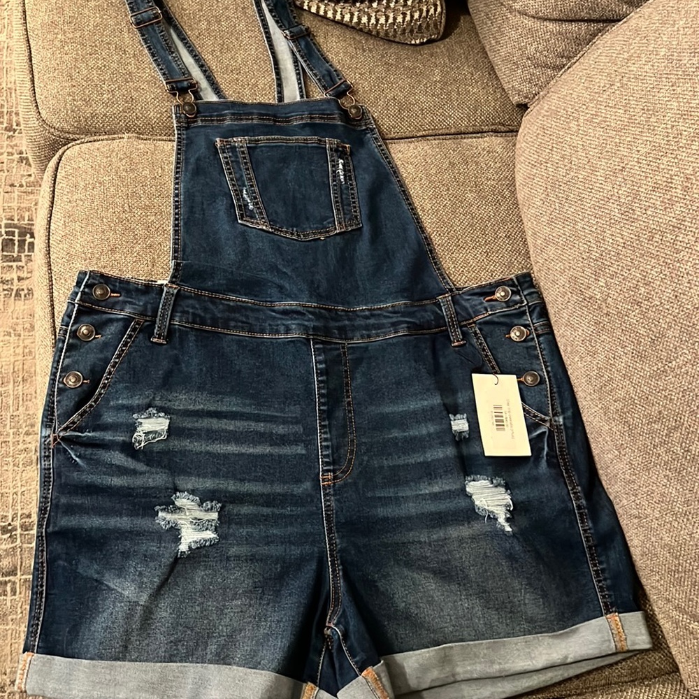 Overall Shorts
